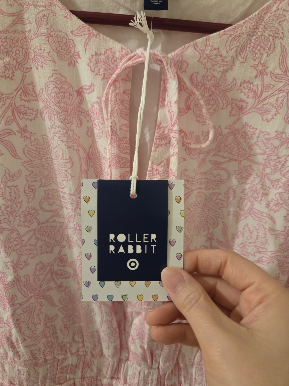 Roller Rabbit x Target Long Sleeve Floral Tiered A-Line Dress